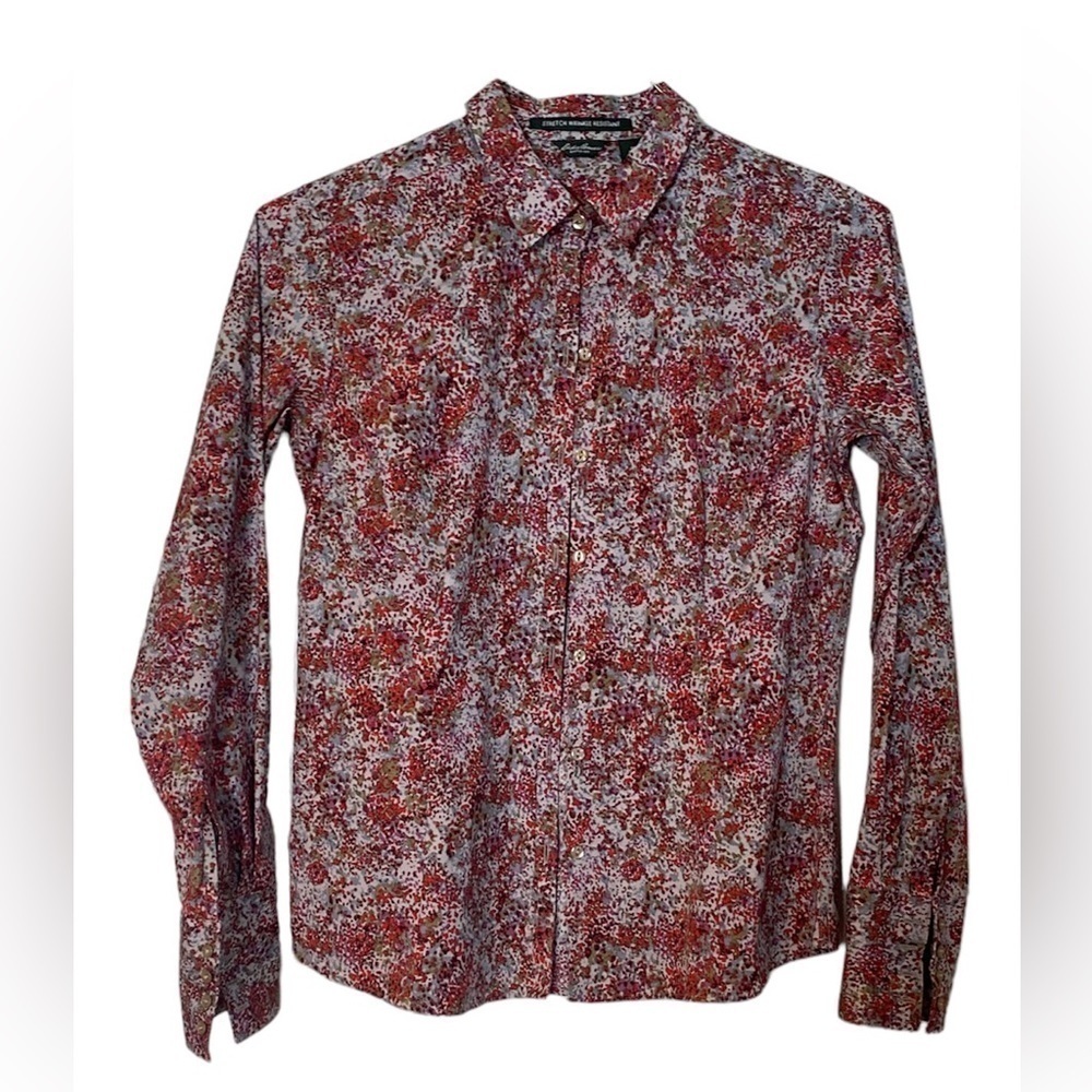 Eddie Bauer Shirt Stretch Wrinkle Resistant S